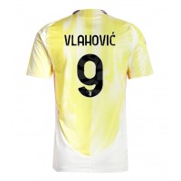 Maglia Calcio Juventus Dusan Vlahovic #9 Seconda Divisa 2024-25 Manica Corta